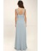 Air Of Romance Light Blue Maxi Dress